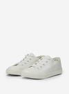Dorothy Perkins Wide Fit White Icon Trainers thumbnail 1