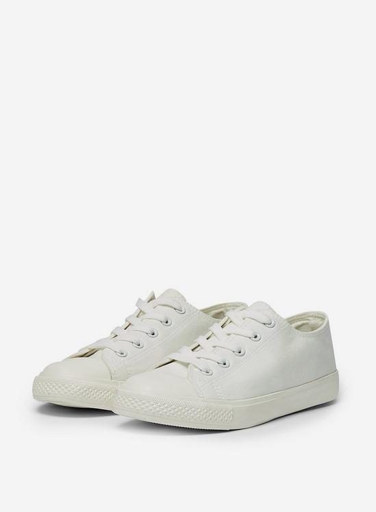 Dorothy Perkins Wide Fit White Icon Trainers 1