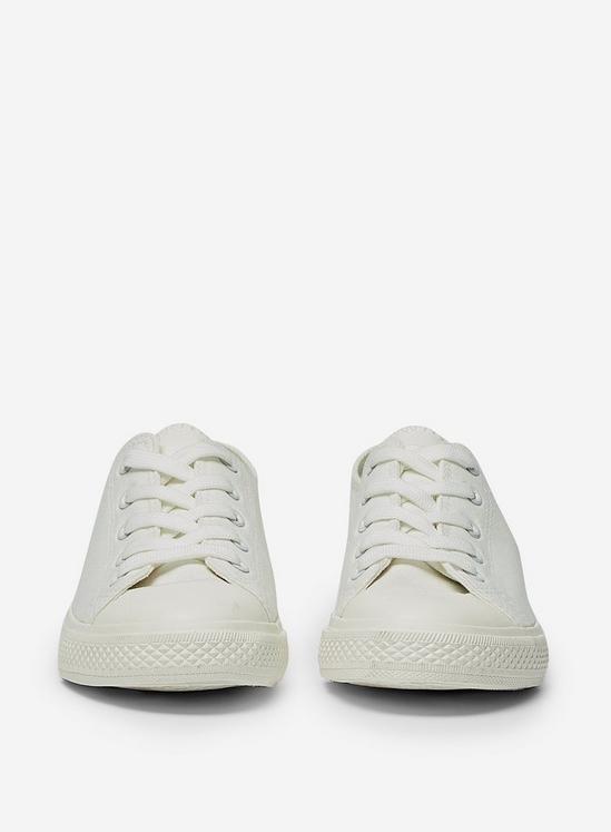 Dorothy Perkins Wide Fit White Icon Trainers 3