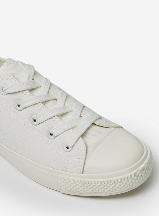 Dorothy Perkins Wide Fit White Icon Trainers 4