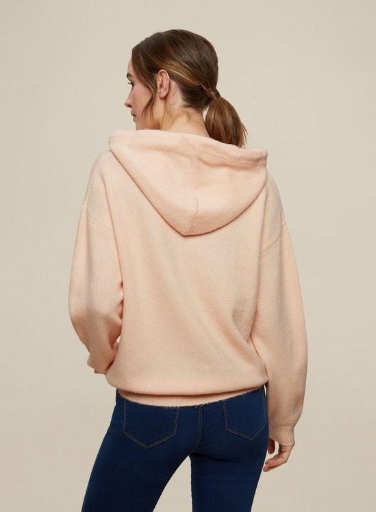 Dorothy Perkins Blush Knitted Hoodie 4