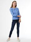 Dorothy Perkins Blue Embroidered Collar Top thumbnail 1