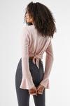 Dorothy Perkins Pink Soft Touch Wrap Top thumbnail 3