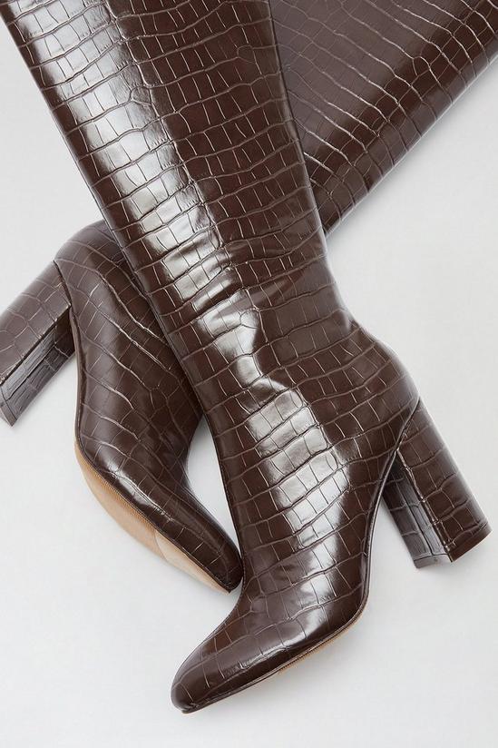 Dorothy Perkins Chocolate Karma Boots 3