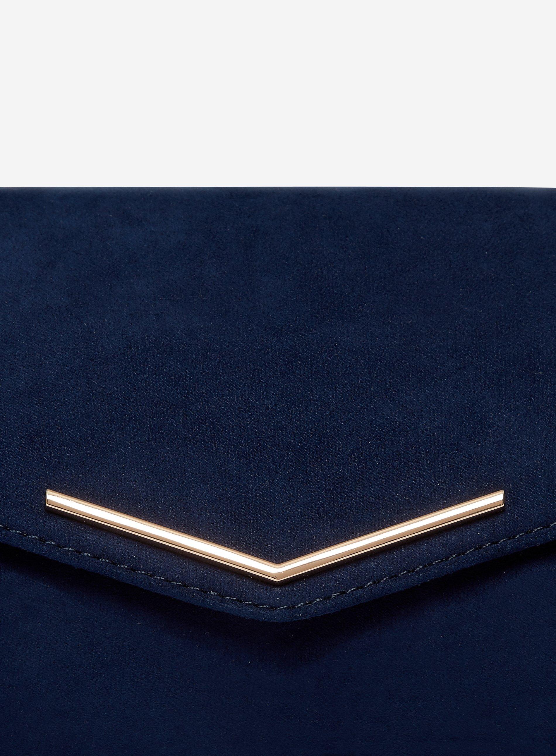 Dorothy perkins navy clutch bag discount