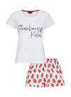 Dorothy Perkins Strawberry Shorts Pyjama Set thumbnail 2