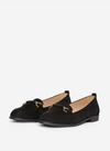 Dorothy Perkins Wide Fit Black Loon Loafers thumbnail 1