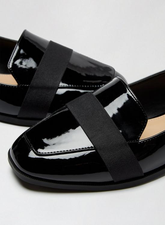 Dorothy Perkins Wide Fit Lama Black Loafers 3