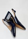 Dorothy Perkins Wide Fit Navy Evie Pointed Toe Court Shoe thumbnail 2