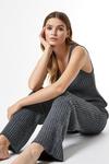 Dorothy Perkins Charcoal Knitted Wide Leg Trousers thumbnail 2