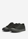 Dorothy Perkins Black Icon Canvas Trainers thumbnail 1