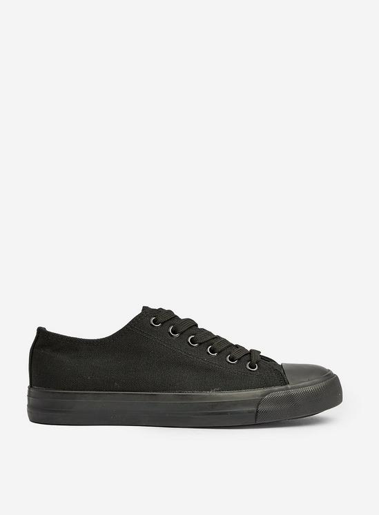 Dorothy Perkins Black Icon Canvas Trainers 2