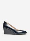 Dorothy Perkins Navy Dreamer Wedge Court Shoes thumbnail 4