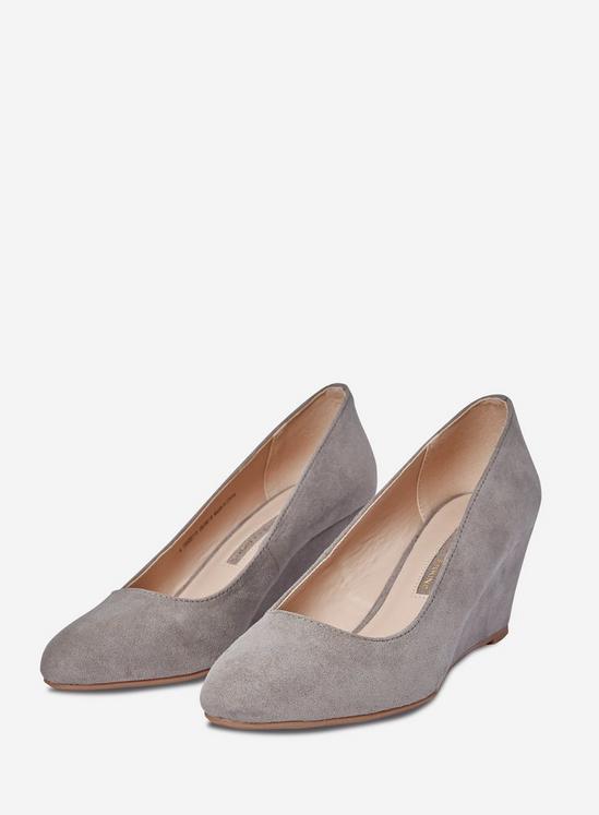 Dorothy Perkins Grey Dreamer Wedge Court Shoes 1