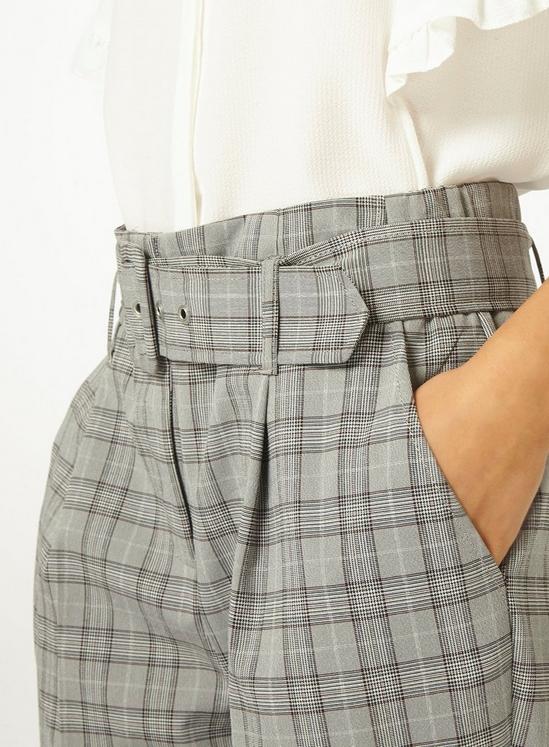 Dorothy Perkins Short Navy Textured Trouser 5