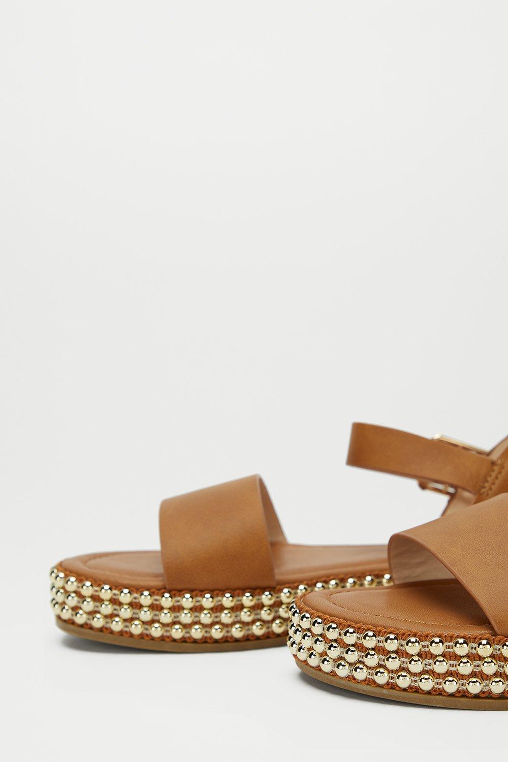 Dorothy perkins deals tan sandals