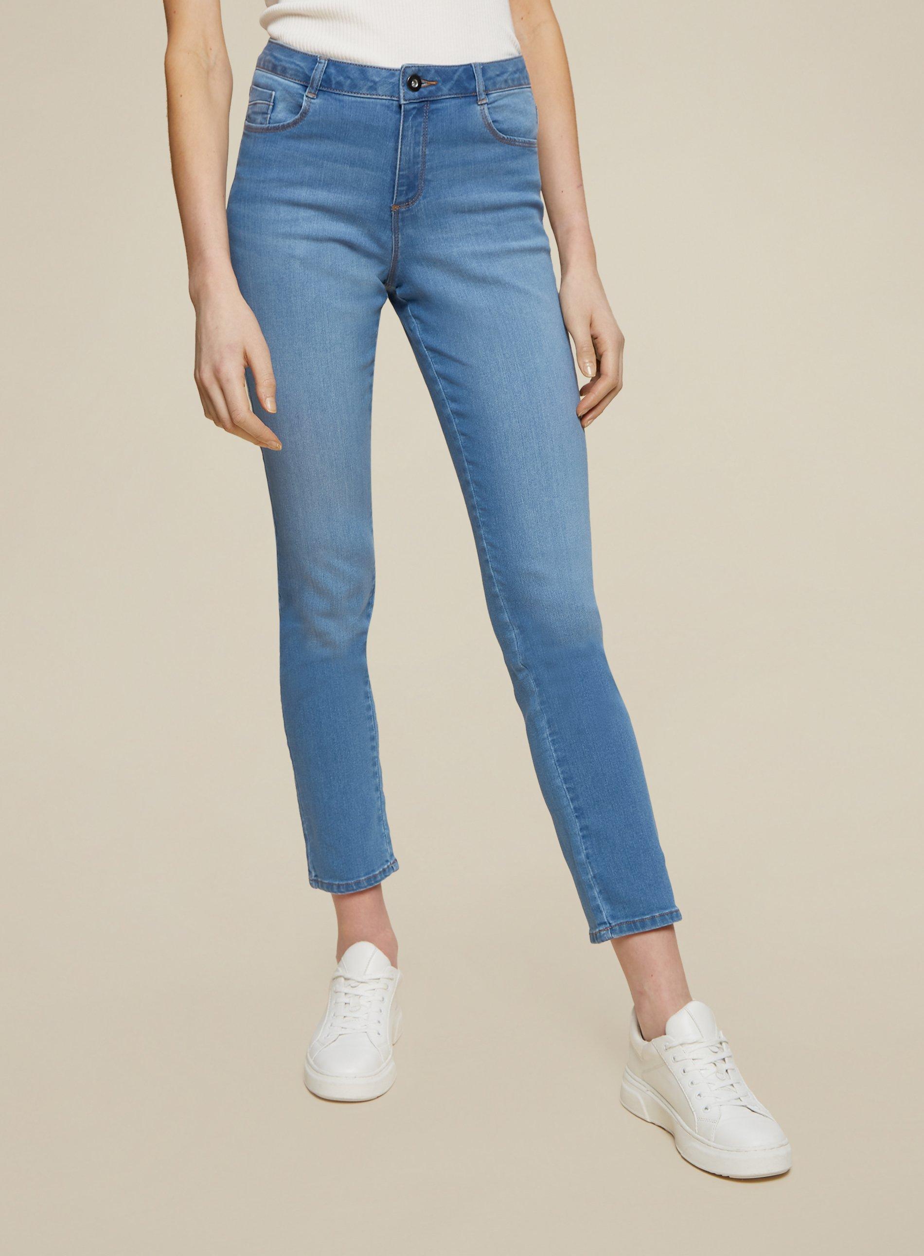 Women's Lightwash Regular Ellis Slim Jeans - blue - 8
