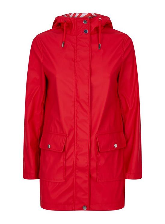 Dorothy Perkins DP Petite Red PU Raincoat 4
