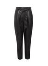 Dorothy Perkins Black Faux Leather Belted Trousers thumbnail 4