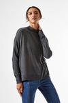 Dorothy Perkins Charcoal Grey High Neck Knitted Jumper thumbnail 1