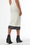 Dorothy Perkins Grey Colour Block Knitted Skirt thumbnail 5
