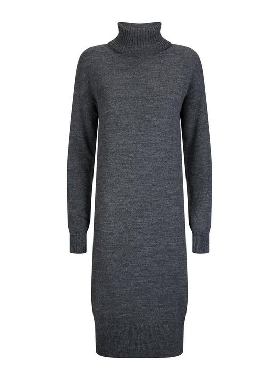 Dorothy Perkins Charcoal Roll Neck Knitted Dress 2