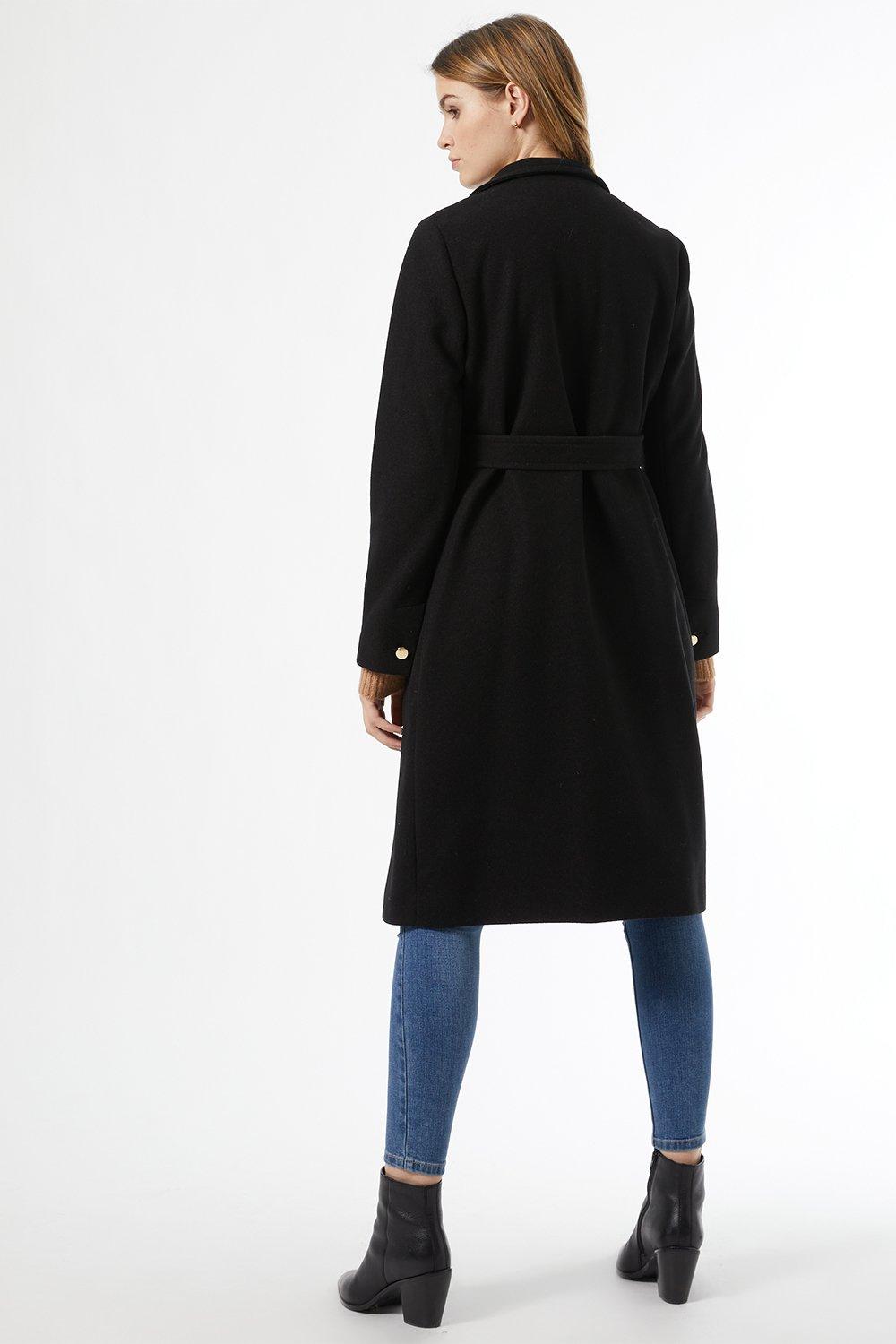 Dorothy perkins cheap black coat