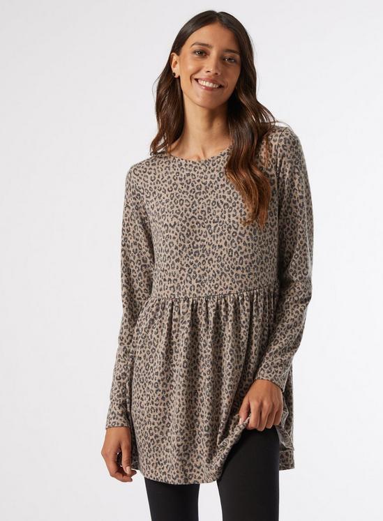 Dorothy Perkins Animal Print Soft Touch Tunic 1