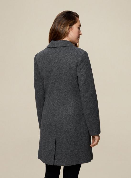 Dorothy Perkins Grey Double Breasted Coat 4