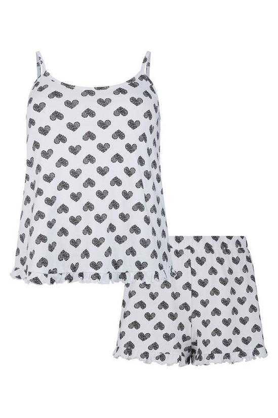 Dorothy Perkins Curve Heart Print Pyjama Set 4
