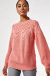 Dorothy Perkins Petite Pink Knitted Jumper thumbnail 2