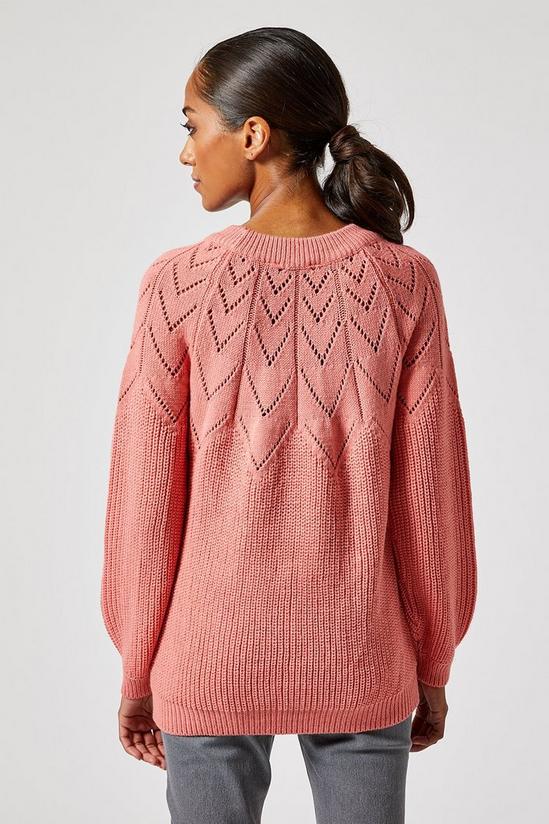 Dorothy Perkins Petite Pink Knitted Jumper 4