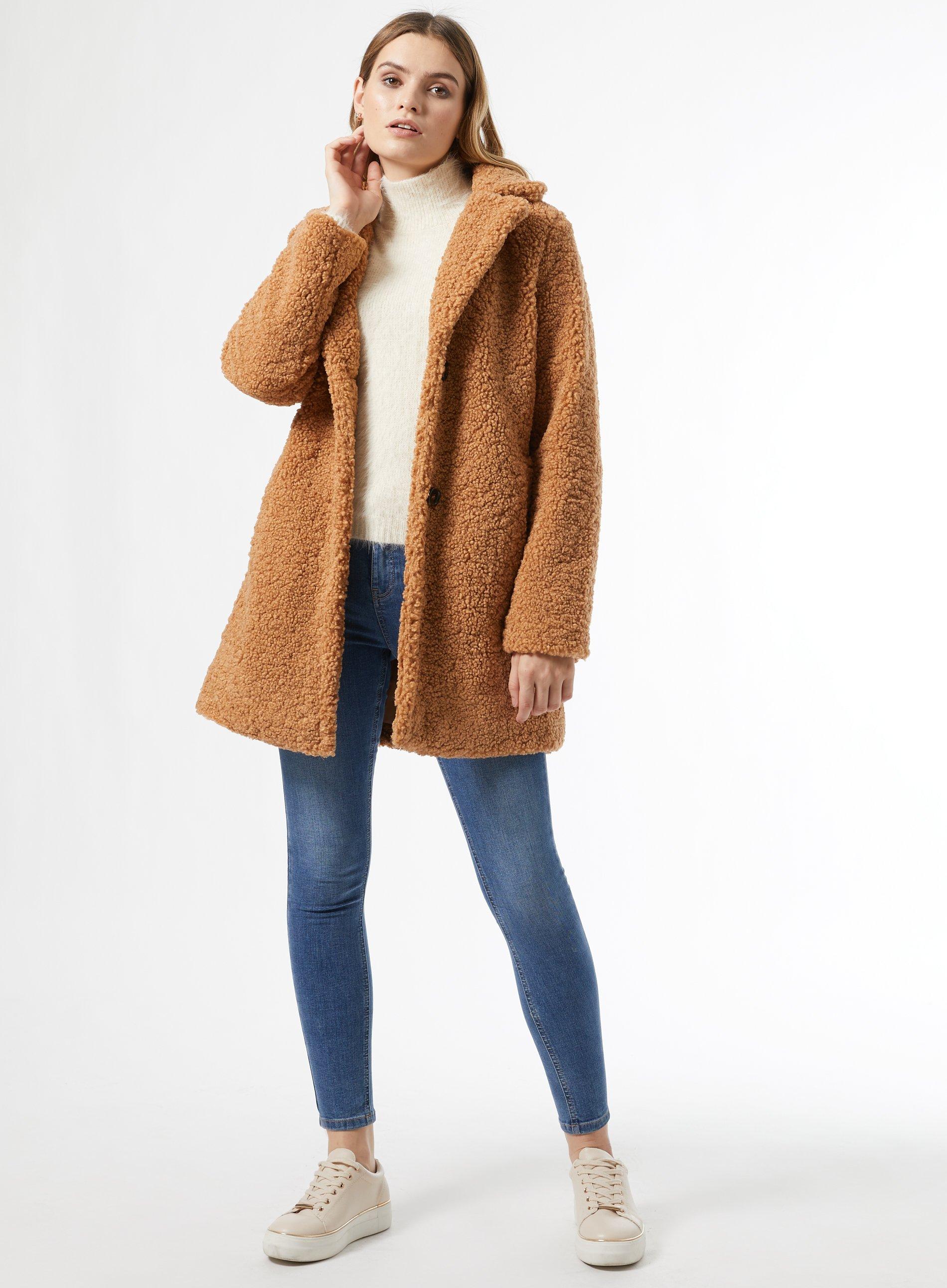 Tan hot sale teddy coats