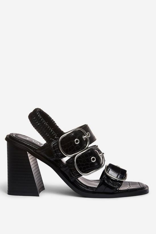 Dorothy Perkins Lola Skye Black Buckles Shoe 3