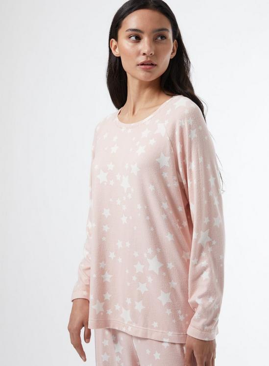 Dorothy Perkins DP Petite Pink Star Print Pyjama Set 1