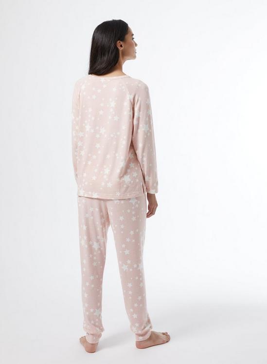Dorothy Perkins DP Petite Pink Star Print Pyjama Set 2