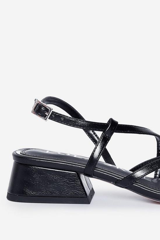 Dorothy Perkins Lola Skye Black Strap Heeled Sandals 3