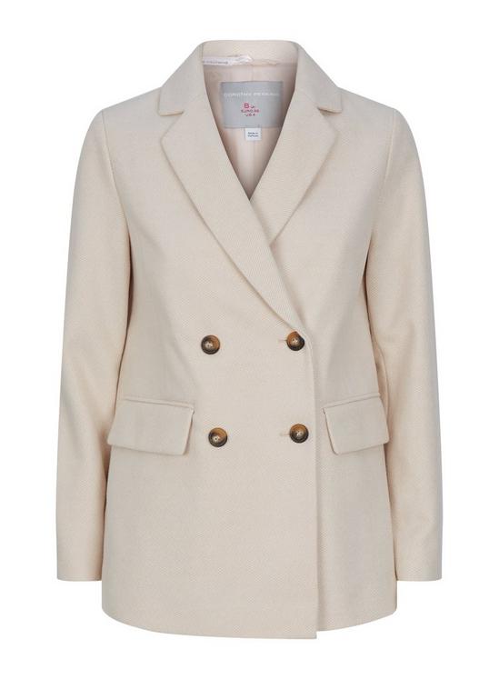 Dorothy Perkins DP Petite Ivory Double Breasted Blazer 4