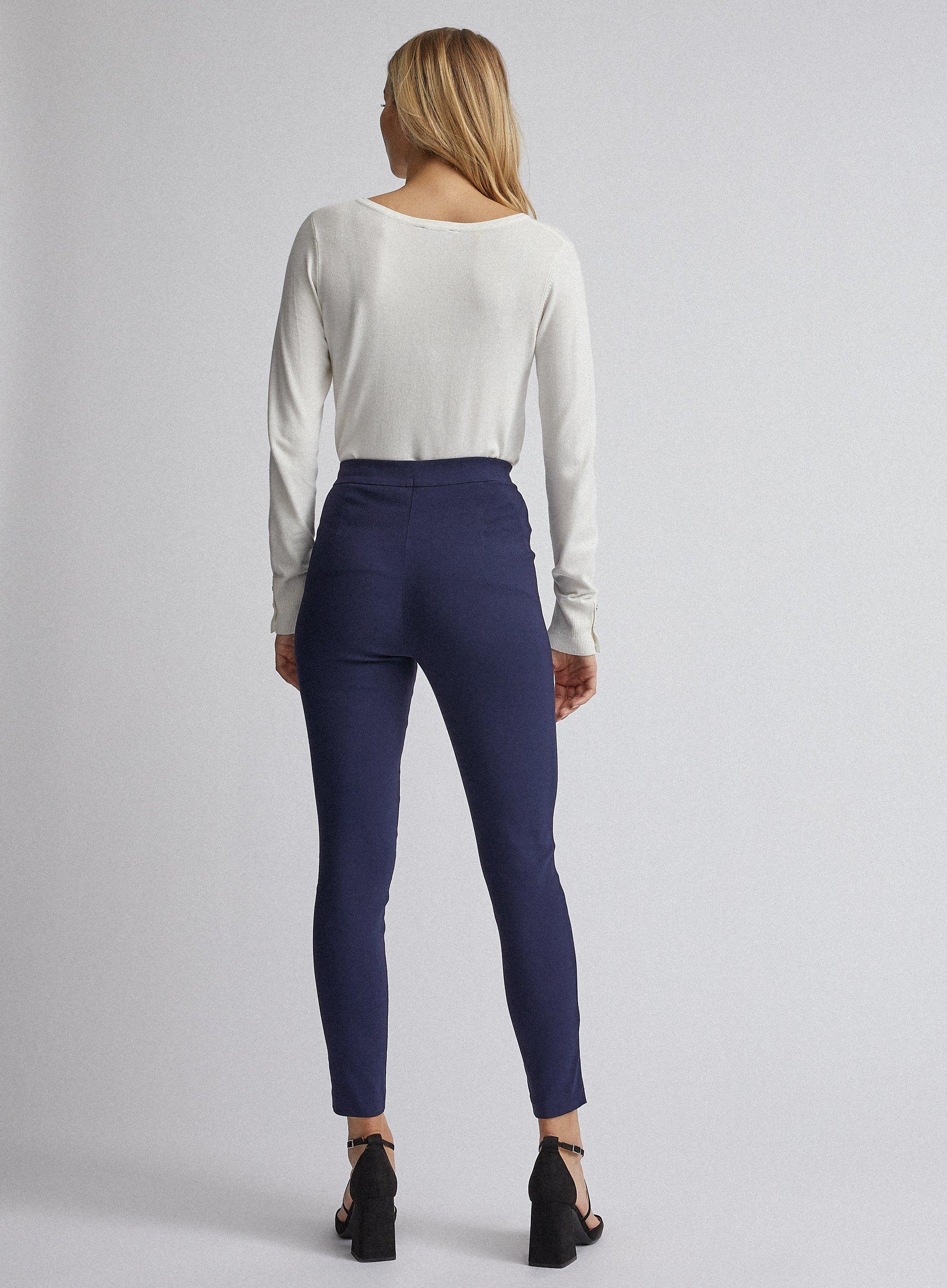 Navy skinny 2024 trousers ladies