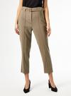 Dorothy Perkins Khaki Bamboo Belted Tailored Trousers thumbnail 3