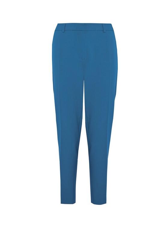 Dorothy Perkins Teal Ankle Grazer Trousers 4