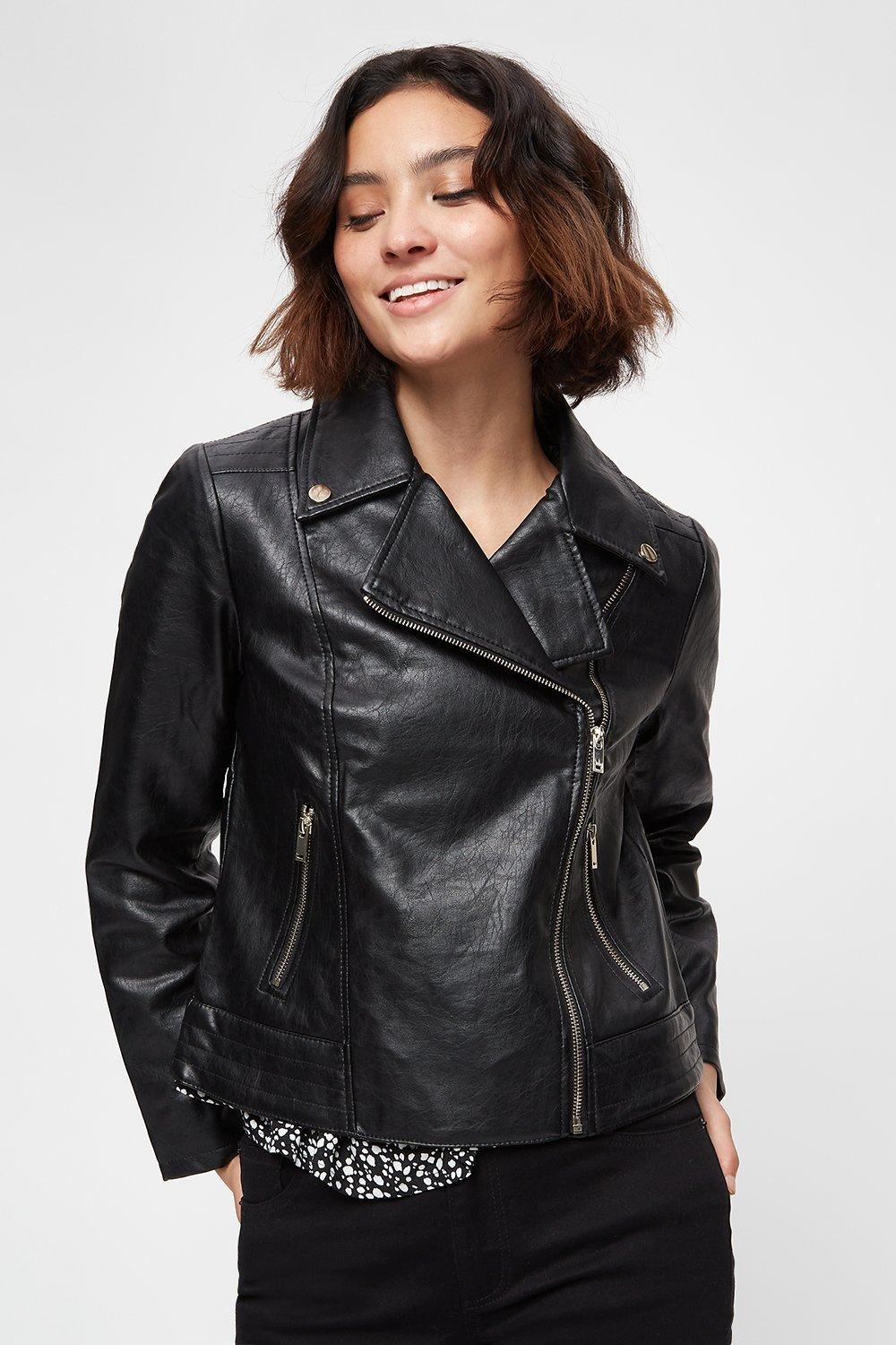 Dorothy perkins hotsell petite biker jacket