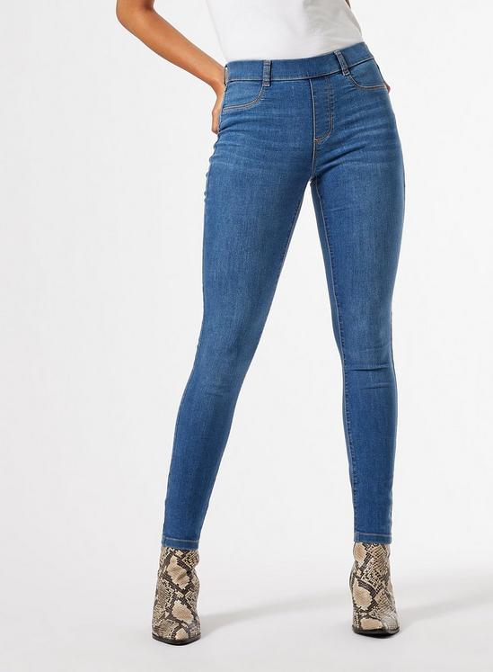 Dorothy Perkins Tall Blue Mid Wash Eden Jeans 3