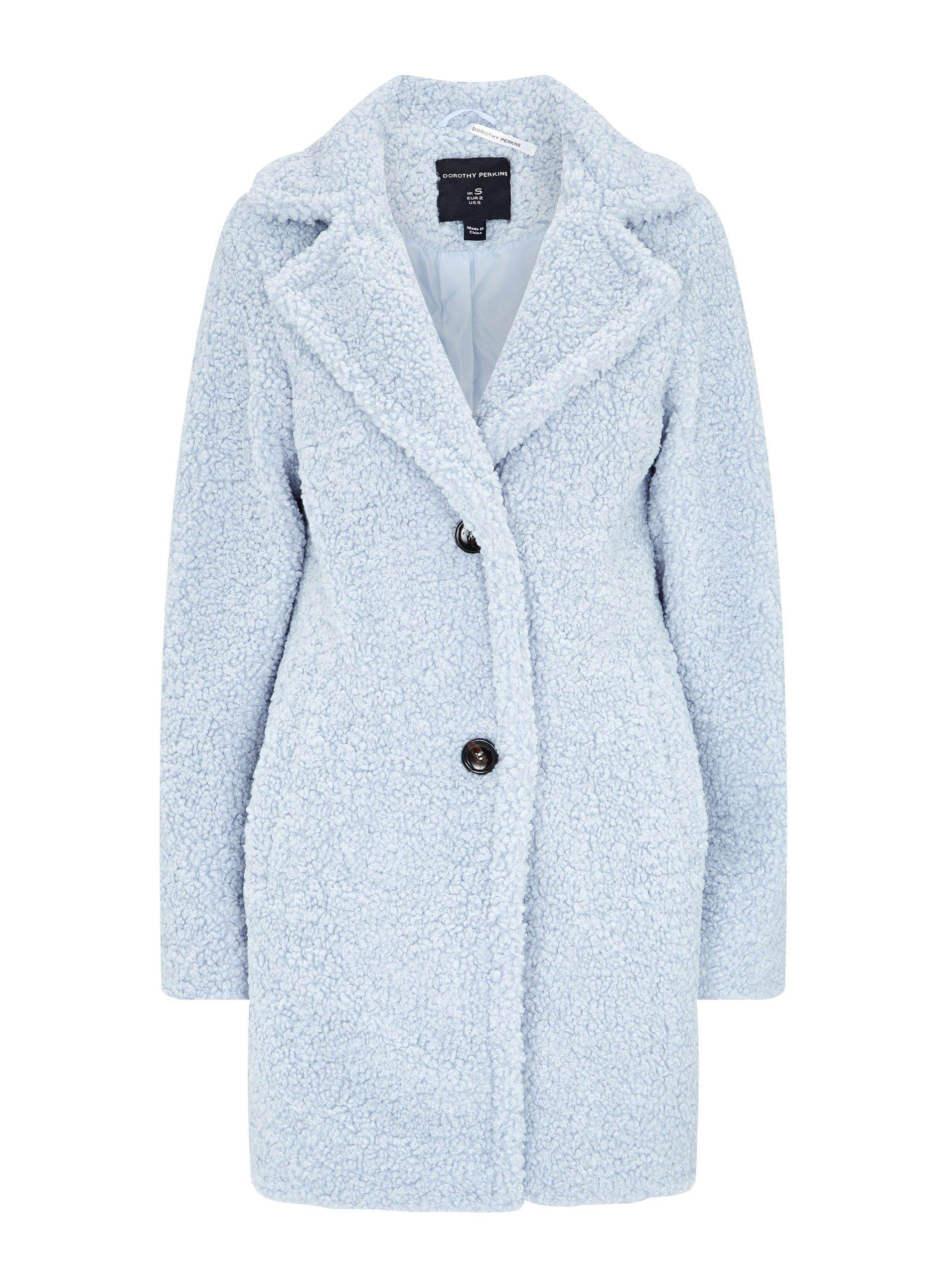 Dorothy perkins blue coat sale