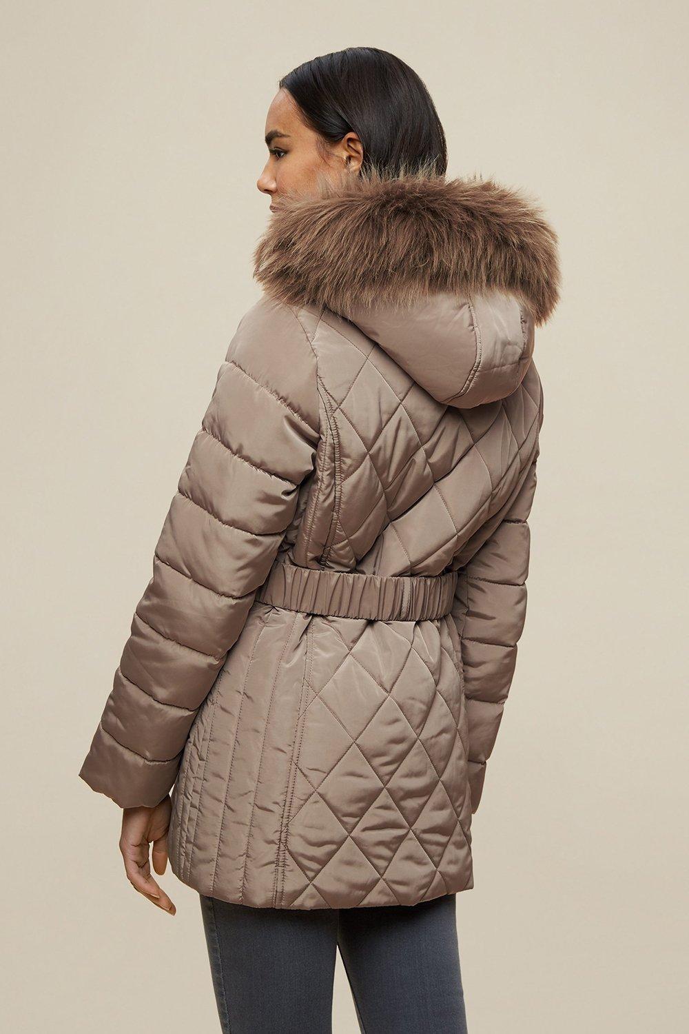 Mushroom Short Luxe Padded Coat