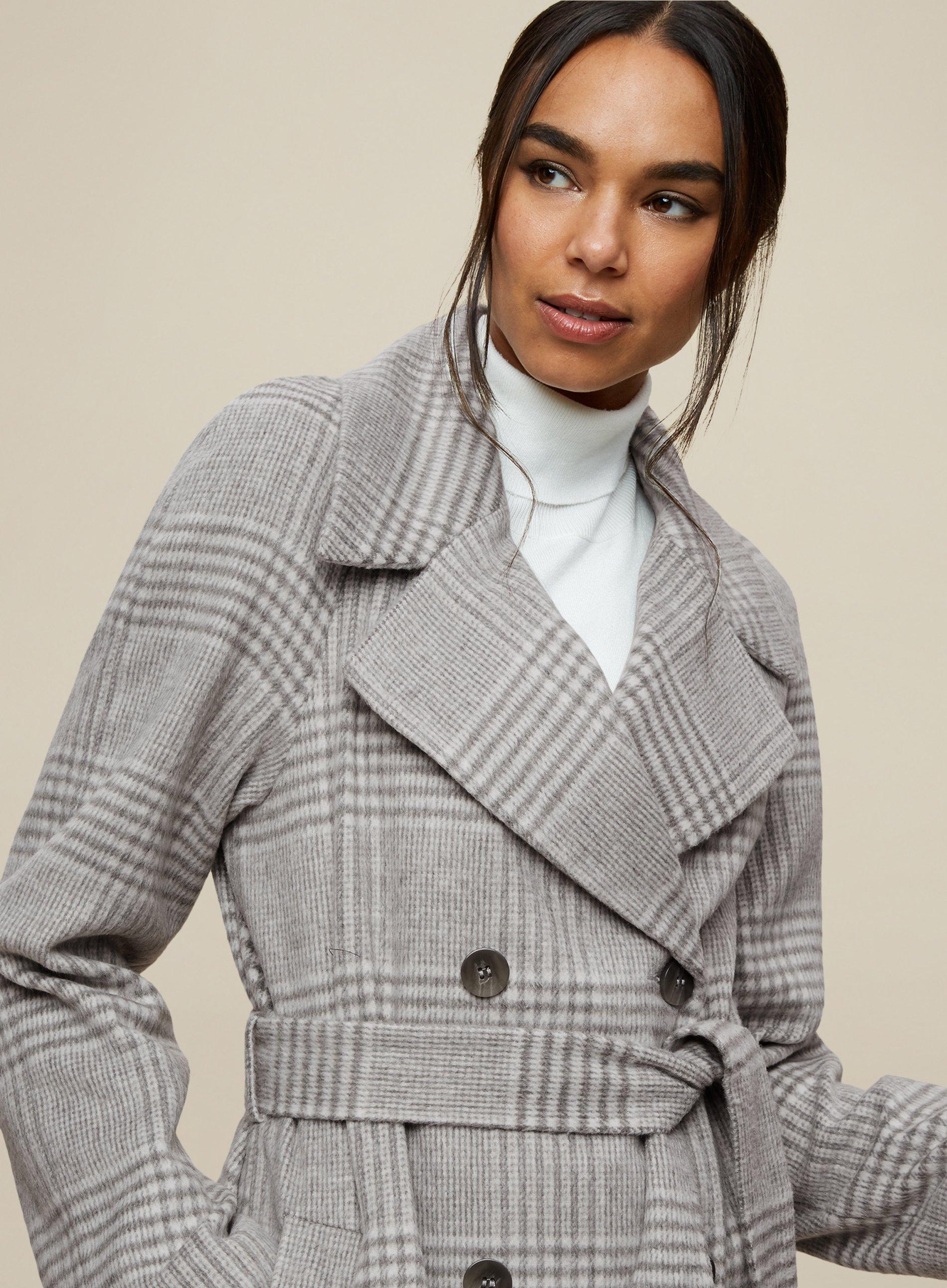 Dorothy perkins 2024 check coat