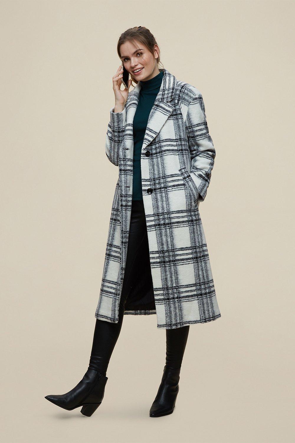 Dorothy perkins sale check coat