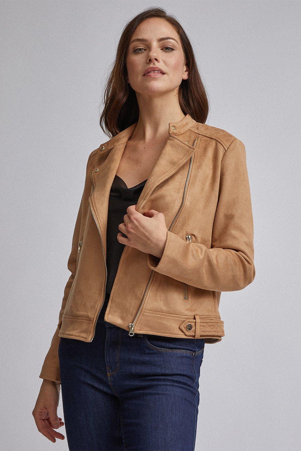 Dorothy perkins 2025 suede jacket