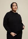 Dorothy Perkins Curve Black Lounge Knitted Hoodie thumbnail 1