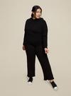 Dorothy Perkins Curve Black Lounge Knitted Hoodie thumbnail 3